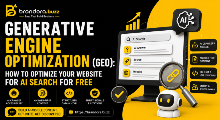 Generative Engine Optimization GEO strategy for optimizing a website for AI search