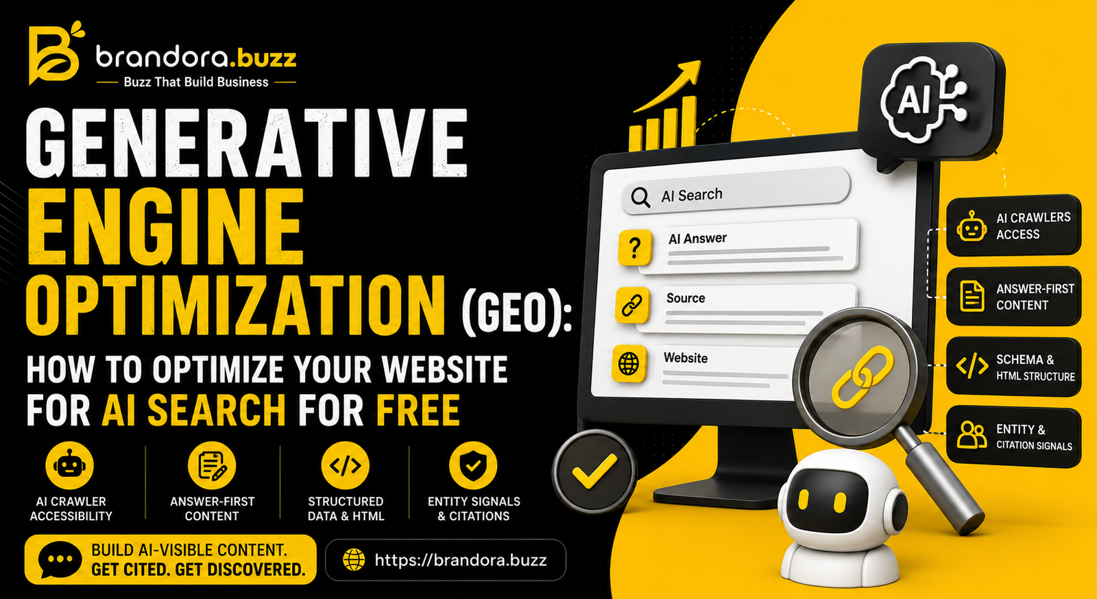 Generative Engine Optimization GEO strategy for optimizing a website for AI search